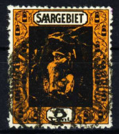 SAARGEBIET LANDS.BILD Nr 85a Zentrisch Gestempelt X3BE906 - Used Stamps