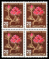 SCHWEIZ PRO JUVENTUTE Nr 516 Postfrisch VIERERBLOCK X54BBA6 - Unused Stamps