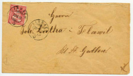 SCHWEIZ SITZENDE HELVETIA VON 1867 Nr 30a BRIEF X55C35A - Covers & Documents