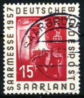 SAAR OPD 1957 Nr 400 Zentrisch Gestempelt X5F6AD2 - Used Stamps