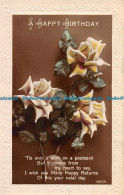 R152335 Greetings. A Happy Birthday. Roses - Monde