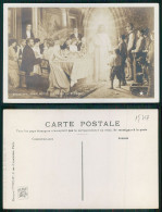 [ OT 015717 ] - FINE ARTS - PAINTING - HENRI MOTTE LE CHRIST AU BANQUET - Peintures & Tableaux