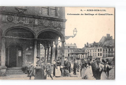 AIRE SUR LYS - Colonnade Du Baillage Et Grand Place - Très Bon état - Aire Sur La Lys