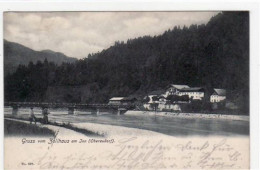 39049021 - Zollhaus Am Inn Bei Oberaudorf Mit Gesamtansicht Gelaufen Von 1902. Gute Erhaltung. - Autres & Non Classés