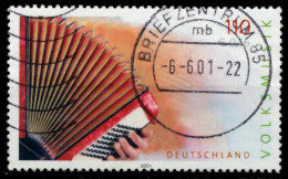 BRD 2001 Nr 2180 Zentrisch Gestempelt X6DB442 - Used Stamps
