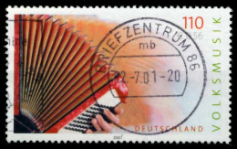 BRD 2001 Nr 2180 Zentrisch Gestempelt X6DB46E - Used Stamps