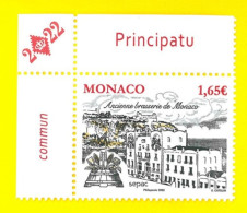 MONACO 2022 Sepac - Former Brewery Of Monaco - Set - Unused Stamps