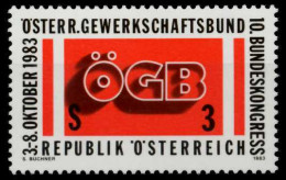 ÖSTERREICH 1983 Nr 1754 Postfrisch SB638B6 - Neufs