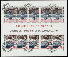 MONACO Block 39 Zentrisch Gestempelt S0020E6 - Blocks & Sheetlets