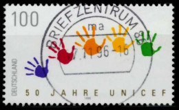 BRD 1996 Nr 1869 Zentrisch Gestempelt X72CE1A - Used Stamps