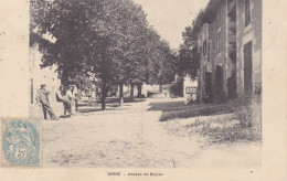 Cpa -38 - Roybon -peu Courante- Animée - Avenue De Beigne - - Roybon