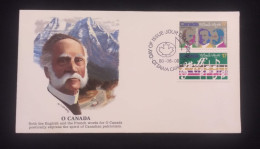 C) 1980. CANADA. FDC.SPIRIT OF PATRIOTISM. DOUBLE STAMPS. XF - Ohne Zuordnung