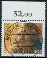 BRD 1987 Nr 1308 Zentrisch Gestempelt ORA X89E78A - Used Stamps