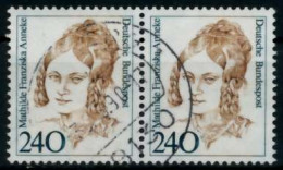 BRD DS FRAUEN Nr 1392 Gestempelt WAAGR PAAR X8B21BA - Used Stamps