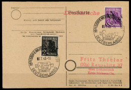 SBZ HANDST BEZIRK 14 Nr 166 Und 167 BRIEF POSTKARTE X8FFF56 - Andere & Zonder Classificatie