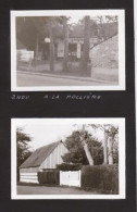 4 Photos Originales 80 SOMME 1975 - Auberge à LA MOLLIERE Et Vaches Au Paturage Près De CAYEUX (24)_PHOT224a&b - Places