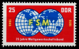 DDR 1970 Nr 1578 Postfrisch S01CDAE - Nuevos
