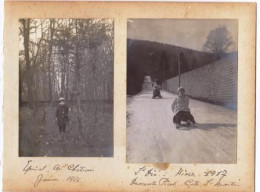 3 Photos Originales La Baule, Epinal Et St Dié 1916/1917 _PHOT107a&b - Anonymous Persons