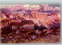 11041431 - Berghuetten Schlern - Berge Leuchten  Ca 1900 - Otros & Sin Clasificación