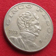 Mexico 5 Pesos 1973 Mexique Mexiko Messico W ºº - Mexique