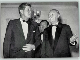 13018731 - Politiker Kennedy Mit Adenauer  Und Beide - Figuren