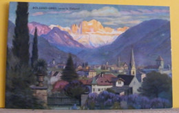 (ART4) BOLZANO - GRIES VERSO LE DOLOMITI - NON VIAGGIATA - Pittura & Quadri