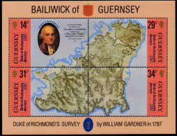 GUERNSEY Block 4 Postfrisch S0136E2 - Guernsey