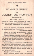 Jozef De Ruyver (1859-1936) - Images Religieuses