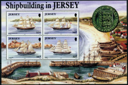 JERSEY Block 6 Postfrisch X6C18CA - Jersey