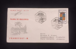 C) 1963. SPAIN. AIRMAIL ENVELOPE SENT GERMANY. XF - Other & Unclassified