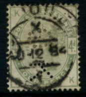 GROSSBRITANNIEN 1840-1901 Nr 77-RK Zentrisch Gestempelt X6C6D8A - Oblitérés