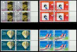 SCHWEIZ 1979 Nr 1150-1153 Zentrisch Gestempelt VIERERBLOCK X6C6DAA - Used Stamps