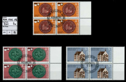 SCHWEIZ 1981 Nr 1203-1205 Zentrisch Gestempelt VIERERBLOCK X6C6DCE - Used Stamps
