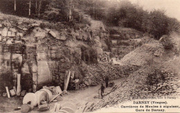 Darney Animée Carrières De Meules La Gare Mines Carrières - Darney