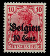 BES 1WK LP BELGIEN Nr 14a Postfrisch X6CBEDA - Besetzungen 1914-18