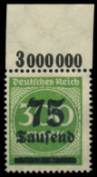 D-REICH INFLA Nr 286P OR Postfrisch ORA X6D622A - Unused Stamps