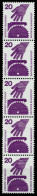 BRD DS UNFALLV Nr 696ARa Postfrisch 5ER STR X6DA92A - Unused Stamps