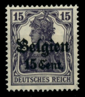 BES 1WK LP BELGIEN Nr 16bI Postfrisch X6DCD8E - Ocupación 1914 – 18