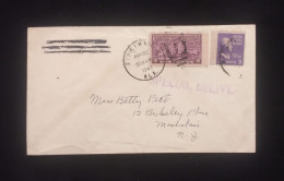 C) 1941. UNITED STATES. INTERNAL MAIL. DOUBLE STAMPS FOR SPECIAL SHIPPING. XF - Other & Unclassified