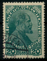 LIECHTENSTEIN 1918 Nr 10 Gestempelt X6F6F72 - Used Stamps