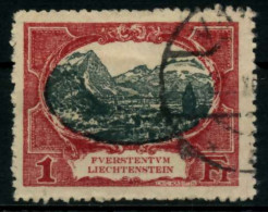LIECHTENSTEIN 1921 Nr 60A Gestempelt X70016E - Used Stamps