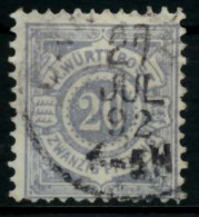 WÜRTTEMBERG AUSGABE VON 1875 1900 Nr 47a Gestempelt X71369A - Used