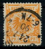 D-REICH KRONE ADLER Nr 49a Gestempelt Gepr. X726ED6 - Used Stamps