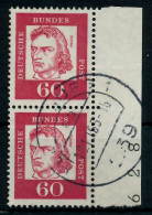 BRD DS BED. DEUT. Nr 357y Zentrisch Gestempelt SENKR PAAR SR X771832 - Used Stamps