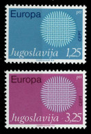 JUGOSLAWIEN 1970 Nr 1379-1380 Postfrisch X809BDA - Neufs