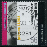 BRD 2002 Nr 2233 Zentrisch Gestempelt X93652A - Used Stamps