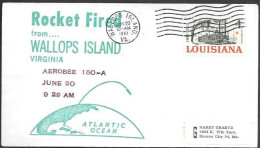 US Space Cover 1962. Rocket Aerobee 150A Launch. Wallops Island ##02 - Stati Uniti