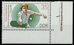 DDR 1987 Nr 3114 Postfrisch ECKE-URE X0D98BE - Neufs