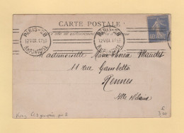 Krag - Paris 28 - 6 Lignes Droites Egales Groupees Par Deux - 1931 - Mechanical Postmarks (Advertisement)