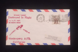 C) 1977. UNITED STATES. FIRST INTERNAL MAIL. AIR DEFENSE ROCKET. XF - Andere & Zonder Classificatie